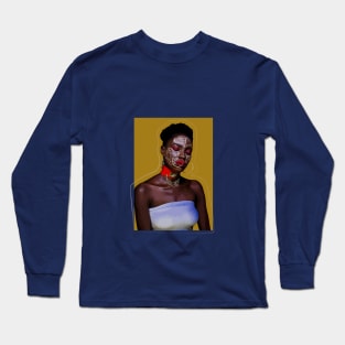 African Woman Long Sleeve T-Shirt